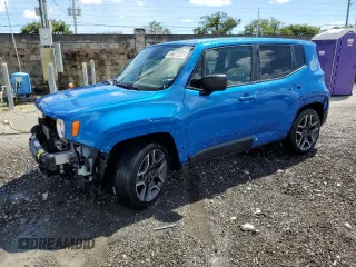 2020 Jeep Renegade Jeepster z VIN ZACNJAAB7LPL97436, wystawiony jako Copart lot #72760844 z przebiegiem 50 105 mil mil oraz Czysty tytuł • Clean title. Historia ofert i sprzedaży dostępna na DreamBid. Obrazek 1.