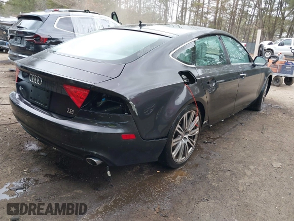 2015 Audi A7 3.0 TDI Premium Plus with VIN WAUWMAFC4FN034666, listed as a IAAI auction lot 41708296 with 101,744 mi miles. Bid and sale history available at carsss.com. Image 4.