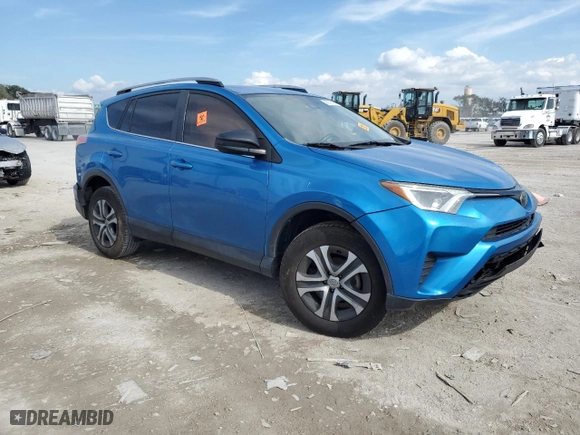 2018 Toyota RAV4 LE with VIN JTMZFREV0JJ174791, listed as a Copart auction lot 43975305 with 0 mi miles and Salvage Title. Bid and sale history available at carsss.com. Image 4.