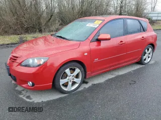 2004 Mazda 3 s with VIN JM1BK343541170394, listed as a Copart auction lot 46377055 with 149,490 mi miles and Clean Title. Bid and sale history available at carsss.com. Image 1.