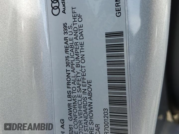 2024 Audi e-tron GT Prestige z VIN WAUDJBFW7R7001203, wystawiony jako Copart lot #63804904 z przebiegiem 48 mil mil oraz Szkody całkowita. Historia ofert i sprzedaży dostępna na DreamBid. Obrazek 12.
