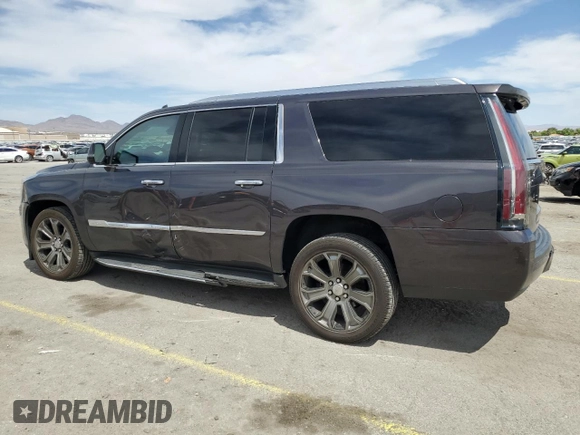 2015 Cadillac Escalade ESV Luxury with VIN 1GYS4SKJ3FR646095, listed as a Copart auction lot 52110345 with 89,818 mi miles and Salvage title. Bid and sale history available at DreamBid. Image 2.