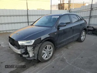 2018 Audi Q3 Premium with VIN WA1BCCFS9JR006171, listed as a Copart auction lot 89405445 with 24,546 mi miles and Salvage Title. Bid and sale history available at carsss.com. Image 1.