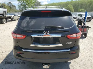 2014 Infiniti QX60 with VIN 5N1AL0MM2EC524471, listed as a Copart auction lot 52553095 with 187,409 mi miles and Salvage Title. Bid and sale history available at DreamBid. Image 6.