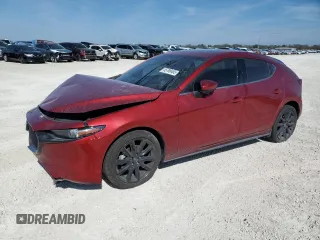 2022 Mazda Mazda3 Hatchback Premium with VIN JM1BPAML4N1521903, listed as a Copart auction lot 45798465 with 28,189 mi miles and Salvage Title. Bid and sale history available at carsss.com. Image 1.