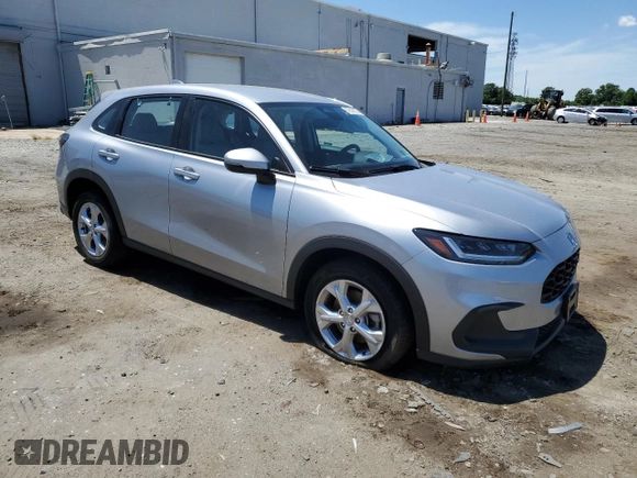 2023 Honda HR-V LX with VIN 3CZRZ2H3XPM746951, listed as a Copart auction lot 57582525 with 30,088 mi miles and Salvage title. Bid and sale history available at DreamBid. Image 4.