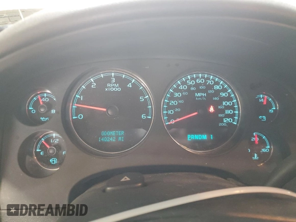 2008 Chevrolet Suburban Commercial with VIN 3GNGK26K28G309111, listed as a Copart auction lot 80510184 with 140,242 mi miles and Salvage Title. Bid and sale history available at carsss.com. Image 9.