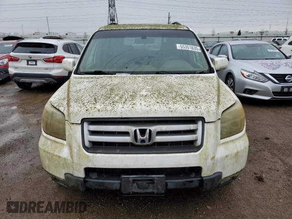 2008 Honda Pilot EX-L with VIN 5FNYF18558B020362, listed as a Copart auction lot 55351635 with 160,149 mi miles and Clean Title. Bid and sale history available at carsss.com. Image 5.