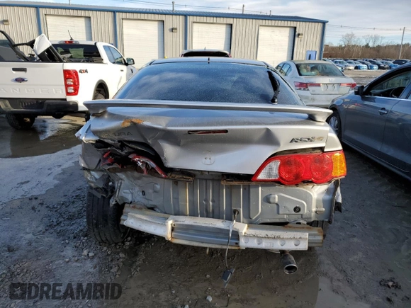 2002 Acura RSX Type S with VIN JH4DC53092C036805, listed as a Copart auction lot 47247375 with 0 mi miles and Clean Title. Bid and sale history available at carsss.com. Image 6.