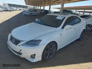 2011 Lexus IS 350 with VIN JTHBE5C25B5025596, listed as a IAAI auction lot 41941765 with 1 mi miles. Bid and sale history available at carsss.com. Image 2.
