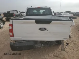 2023 Ford F-150 XL with VIN 1FTEX1CP0PKE02275, listed as a Copart auction lot 43186685 with 50,745 mi miles and Salvage title. Bid and sale history available at DreamBid. Image 6.