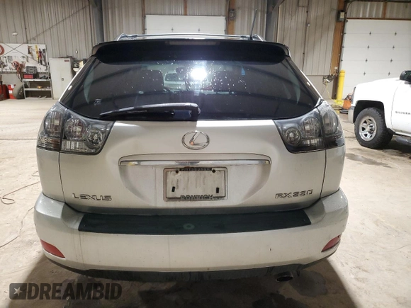 2004 Lexus RX 330 with VIN JTJHA31U640039049, listed as a Copart auction lot 45350055 with 259,602 mi miles and Clean Title. Bid and sale history available at carsss.com. Image 6.