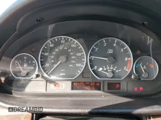2002 BMW 3 Series 330Ci with VIN WBABN53432PH00160, listed as a Copart auction lot 42356525 with 184,495 mi miles and Salvage Title. Bid and sale history available at carsss.com. Image 9.