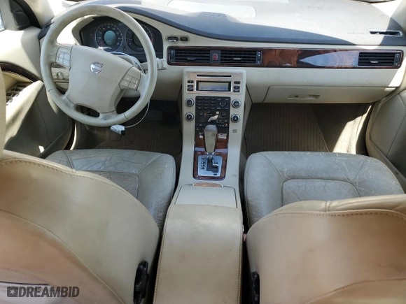 2007 Volvo S80 I6 with VIN YV1AS982271045433, listed as a Copart auction lot 70619864 with 187,732 mi miles and Salvage Title. Bid and sale history available at carsss.com. Image 8.