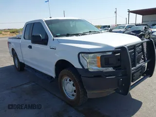 2018 Ford F-150 XL with VIN 1FTFX1E56JKC56536, listed as a IAAI auction lot 42256820 with 141,319 mi miles and . Bid and sale history available at DreamBid. Image 1.