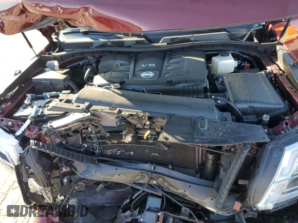 2024 Nissan Armada Platinum with VIN JN8AY2DB6R9852824, listed as a Copart auction lot 42947255 with 6,765 mi miles and Salvage Title. Bid and sale history available at carsss.com. Image 14.