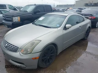 2004 Infiniti G35 Coupe w/Leather with VIN JNKCV54E14M812373, listed as a IAAI auction lot 42104848 with 168,769 mi miles. Bid and sale history available at carsss.com. Image 6.