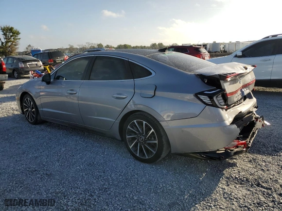 2023 Hyundai Sonata Limited with VIN KMHL34J28PA260416, listed as a Copart auction lot 51741555 with 16,440 mi miles and Salvage Title. Bid and sale history available at carsss.com. Image 2.
