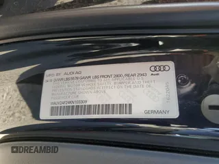 2019 Audi A7 Prestige with VIN WAUV2AF24KN103309, listed as a Copart auction lot 74364324 with 44,111 mi miles and Salvage Title. Bid and sale history available at carsss.com. Image 12.