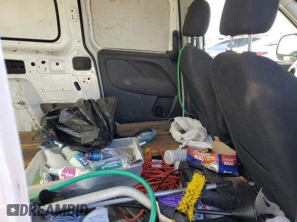 2017 Ram ProMaster City Cargo Van Tradesman with VIN ZFBERFAB4H6E21507, listed as a Copart auction lot 46159765 with 140,260 mi miles and Salvage Title. Bid and sale history available at carsss.com. Image 12.