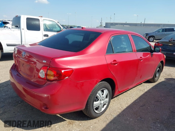 2009 Toyota Corolla with VIN JTDBL40E19J045006, listed as a IAAI auction lot 41856715 with 235,042 mi miles. Bid and sale history available at carsss.com. Image 4.