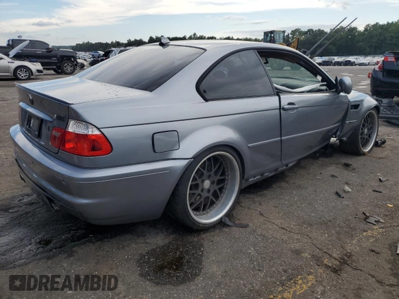 2004 BMW 3 Series M3 with VIN WBSBL93494PN57076, listed as a Copart auction lot 73140814 with Not Provided miles and Salvage Title. Bid and sale history available at DreamBid. Image 3.