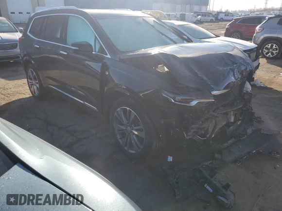 2021 Cadillac XT6 Premium Luxury z VIN 1GYKPCRS5MZ110015, wystawiony jako Copart lot #49323935 z przebiegiem 28 453 mil mil oraz Czysty tytuł • Clean title. Historia ofert i sprzedaży dostępna na DreamBid. Obrazek 4.