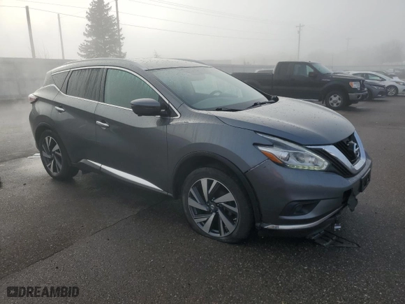 2018 Nissan Murano Platinum with VIN 5N1AZ2MH6JN126627, listed as a Copart auction lot 79441774 with 112,654 mi miles and Salvage Title. Bid and sale history available at carsss.com. Image 4.