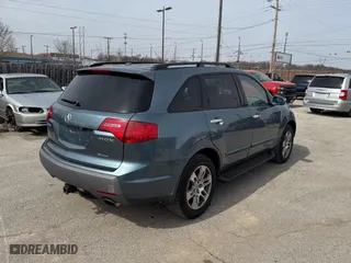 2007 Acura MDX Tech/Entertainment Pkg with VIN 2HNYD28497H500636, listed as a Copart auction lot 47821585 with 103,383 mi miles and Clean Title. Bid and sale history available at carsss.com. Image 4.