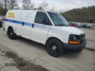 2012 Chevrolet Express Cargo z VIN 1GCSGAFX2C1141147, wystawiony jako Copart lot #54799115 z przebiegiem 286 137 mil mil oraz Czysty tytuł • Clean title. Historia ofert i sprzedaży dostępna na DreamBid. Obrazek 4.