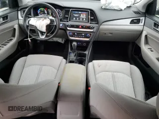 2018 Hyundai Sonata Hybrid SE with VIN KMHE24L34JA087311, listed as a Copart auction lot 48232965 with 50,442 mi miles and Salvage Title. Bid and sale history available at carsss.com. Image 8.