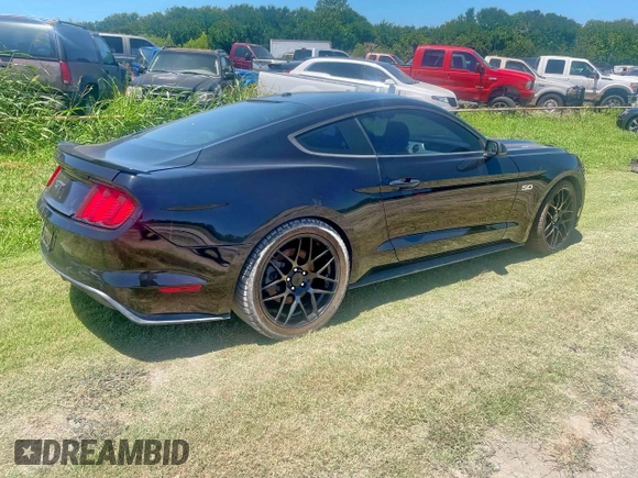 2015 Ford Mustang GT with VIN 1FA6P8CFXF5374945, listed as a Copart auction lot 67069735 with Not provided miles and Clean title. Bid and sale history available at DreamBid. Image 4.