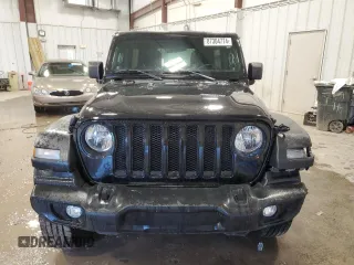 2022 Jeep Wrangler Unlimited Sport with VIN 1C4HJXDN9NW264238, listed as a Copart auction lot 87304774 with 33,217 mi miles and Salvage Title. Bid and sale history available at DreamBid. Image 5.