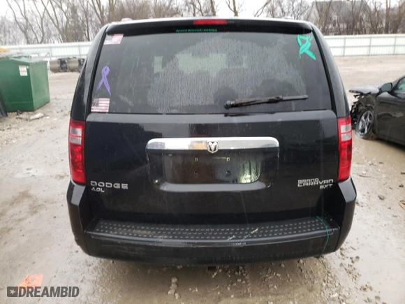 2010 Dodge Grand Caravan SXT with VIN 2D4RN5DX2AR175051, listed as a Copart auction lot 48823505 with 224,642 mi miles and Non Repairable. Bid and sale history available at carsss.com. Image 6.
