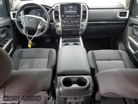 2024 Nissan Titan Pro-4X with VIN 1N6AA1ED3RN102361, listed as a Copart auction lot 59293745 with 16,538 mi miles and Salvage title. Bid and sale history available at DreamBid. Image 8.