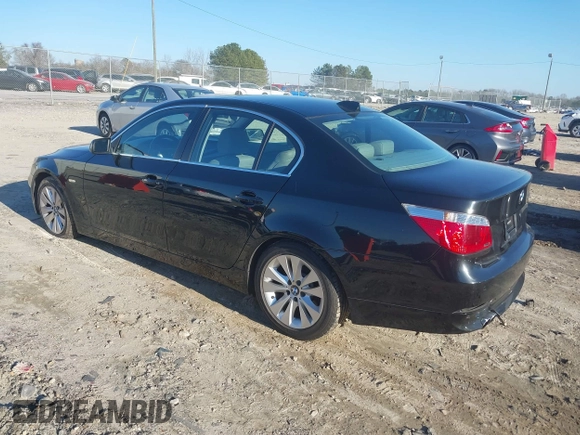 2005 BMW 5 Series 545i with VIN WBANB33515B089725, listed as a IAAI auction lot 41504335 with 117,657 mi miles and . Bid and sale history available at carsss.com. Image 3.