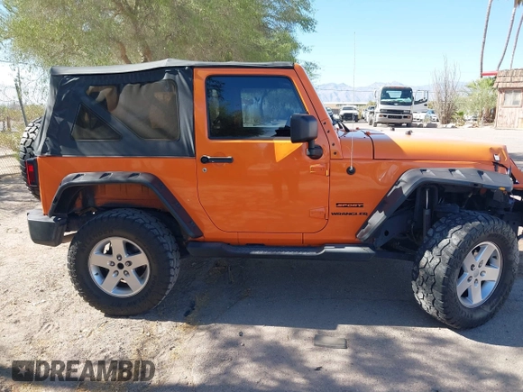 2012 Jeep Wrangler Sport with VIN 1C4AJWAG1CL178406, listed as a IAAI auction lot 42300522 with 110,767 mi miles and . Bid and sale history available at DreamBid. Image 13.