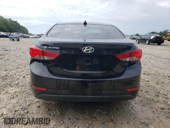 2016 Hyundai Elantra SE with VIN 5NPDH4AEXGH771039, listed as a Copart auction lot 62322335 with Not provided miles and Salvage title. Bid and sale history available at DreamBid. Image 6.
