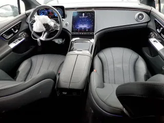 2023 Mercedes-Benz EQE with VIN W1KEG2BB8PF014575, listed as a Copart auction lot 54380985 with 15,189 mi miles and Salvage Title. Bid and sale history available at carsss.com. Image 8.