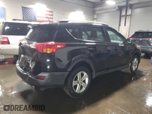 2014 Toyota RAV4 XLE with VIN 2T3RFREV8EW222027, listed as a Copart auction lot 49279185 with 128,900 mi miles and Salvage Title. Bid and sale history available at DreamBid. Image 3.