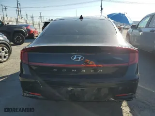 2020 Hyundai Sonata SEL with VIN 5NPEL4JA0LH028884, listed as a Copart auction lot 52560045 with 44,356 mi miles and Salvage Title. Bid and sale history available at carsss.com. Image 6.