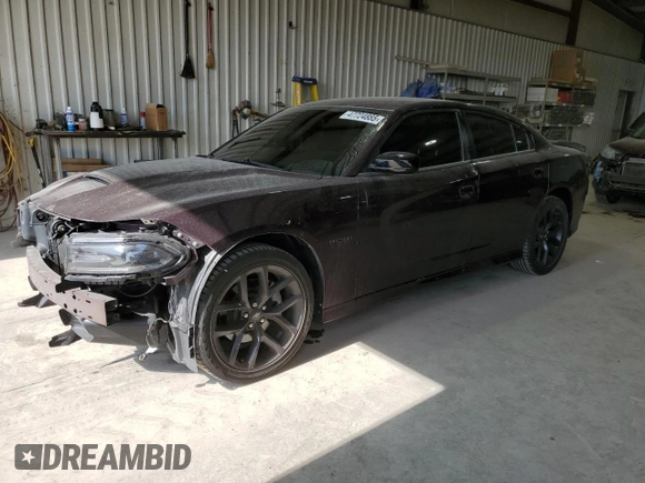 2021 Dodge Charger R/T with VIN 2C3CDXCT0MH668760, listed as a Copart auction lot 47724885 with 39,619 mi miles and Salvage Title. Bid and sale history available at carsss.com. Image 1.