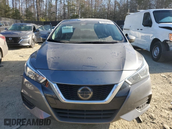 2021 Nissan Versa SV with VIN 3N1CN8EV9ML848066, listed as a Copart auction lot 47996785 with 109,774 mi miles and Salvage Title. Bid and sale history available at carsss.com. Image 5.