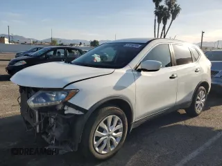 2016 Nissan Rogue S with VIN 5N1AT2MT7GC852541, listed as a Copart auction lot 52016205 with 78,005 mi miles and Salvage Title. Bid and sale history available at carsss.com. Image 1.
