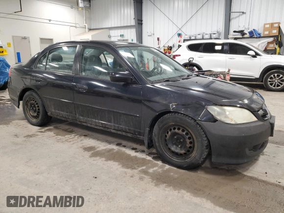 2004 Honda Civic LX with VIN 2HGES16604H911241, listed as a Copart auction lot 51665725 with 170,551 mi miles and Clean Title. Bid and sale history available at DreamBid. Image 4.