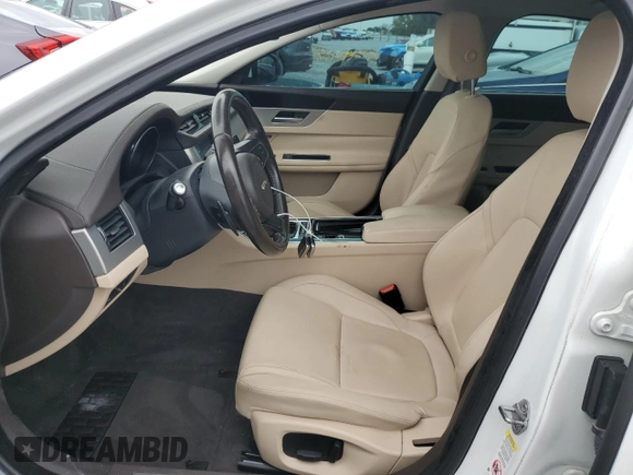 2017 Jaguar XF 35t Premium with VIN SAJBD4BV7HCY48451, listed as a Copart auction lot 58133385 with 65,085 mi miles and Salvage title. Bid and sale history available at DreamBid. Image 7.