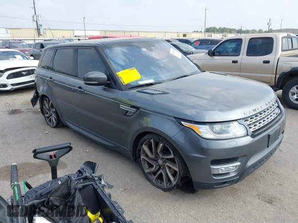 2016 Land Rover Range Rover Sport HSE z VIN SALWR2PF1GA120697, wystawiony jako IAAI lot #41807612 z przebiegiem 112 122 mil mil oraz . Historia ofert i sprzedaży dostępna na DreamBid. Obrazek 1.