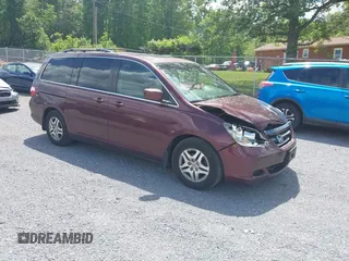 2007 Honda Odyssey EX-L z VIN 5FNRL38787B425592, wystawiony jako IAAI lot #42191713 z przebiegiem 288 785 mil mil oraz . Historia ofert i sprzedaży dostępna na DreamBid. Obrazek 1.