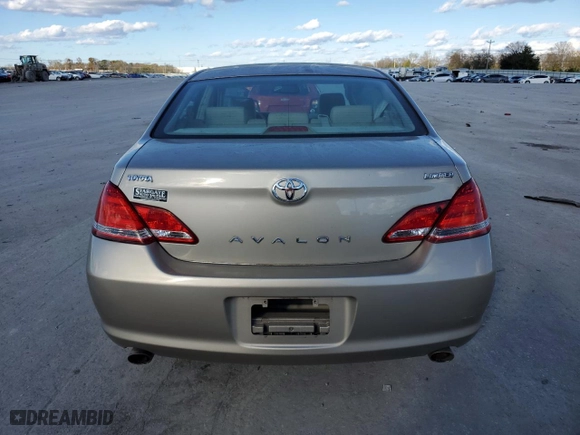 2006 Toyota Avalon XL with VIN 4T1BK36B76U117214, listed as a Copart auction lot 81790644 with 53,907 mi miles and Salvage Title. Bid and sale history available at carsss.com. Image 6.
