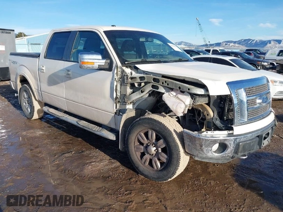 2009 Ford F-150 XL with VIN 1FTPW14V29FA77696, listed as a IAAI auction lot 41680153 with 105,527 mi miles. Bid and sale history available at carsss.com. Image 1.